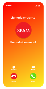 funcionamiento llamada visible